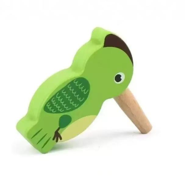 Монтессори Развивающие Деревянные Игрушки Палочки Червячки Для Игры Поймай Червяка Клубничка Захват Младенец Деревянные Детские Игрушки Аксессуары