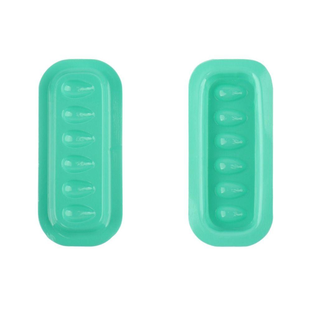 100PCS Adhesive Eyelash Glue Pallet Strip Shaped Plastic Gasket Palett Lash Adhesive Stand Pads