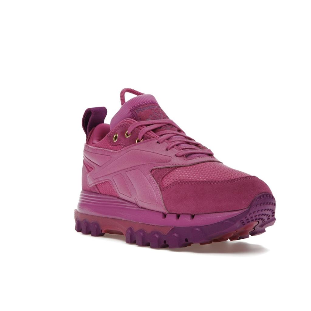 Cardi B X Reebok Classic Leather V2 Ultraberry Aubergine Women Sneakers Purple Matte-Gold GW8875