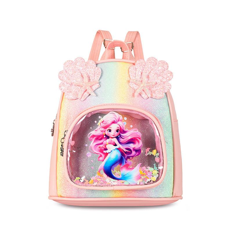 Adorable Mermaid Backpack For Kids Lightweight Breathable School Bag Ages 2-5