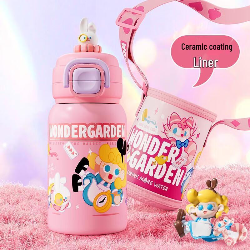 JEKO&JEKO Children's Pro Dual-Drink Thermos with Ceramic Liner