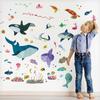 Наклейка на стену Square Shop SEA Carnival w0612 Fish Sea Aquarium Decoration Cute Decoration Boys Girls Aquarium Room Japanese Pattern Children