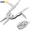 Portable Stainless Steel Multi-Tool Pliers Knife Keychain Screwdriver Travel Kits Perfect For Outdoor Use