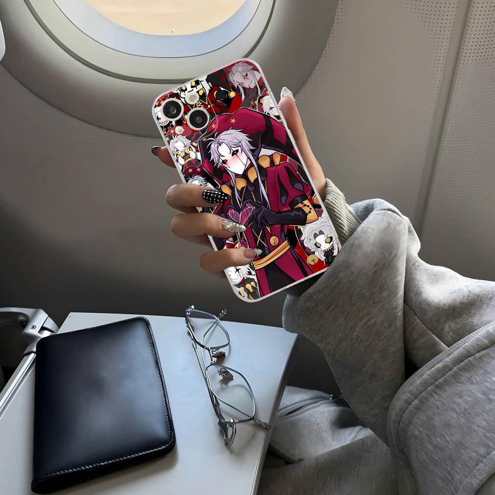 Чехол для телефона The Freak Circus Pierrot Fit Для IPhone 16 15 Promax IPhone 14 11 12 High End 13 Pro Силиконовый
