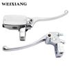 1"; 24.5mm Universal Motorcycle Brake Clutch Master Cylinder Reservoir Levers For Honda SHADOW STEED 600 400VT 600VT