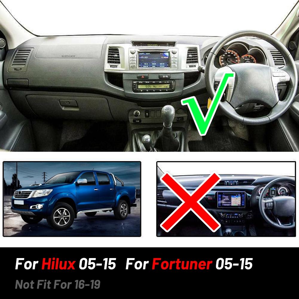 Крышка приборной панели автомобиля для Toyota Hilux 150 серии SR SR5 2005-2015 LHD RHD, коврик для приборной панели, солнцезащитный козырек