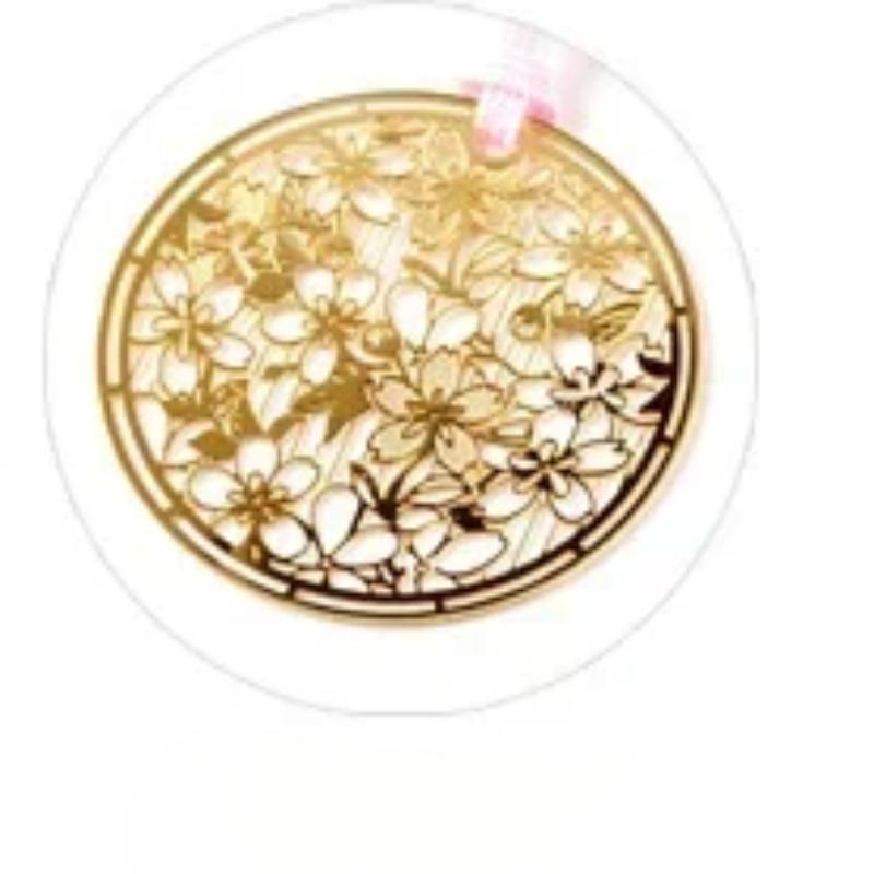 Серия Cherry Blossom, полая закладка в китайском стиле, креативная маленькая и мини-закладка из латуни, зажим для страницы