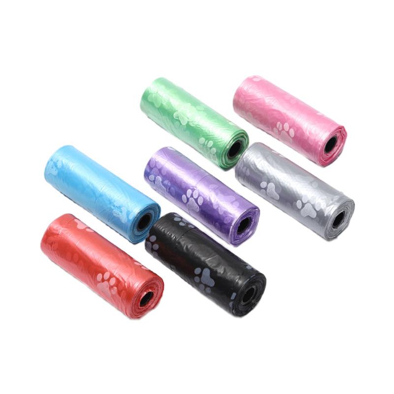 Printed Pet Poop Bag Garbage Bag Cat and Dog Poop Shovel Bag, Outdoor Portable Poop Bag Storage Bag Cleaning Bag