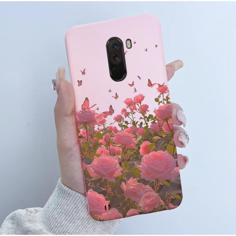 For Pocophone F1 Case Cute Cartoon Panda TPU Soft Silicone Phone Case For Xiaomi Pocophone F1 Back Cover PocoF1 Poco F 1 Fundas