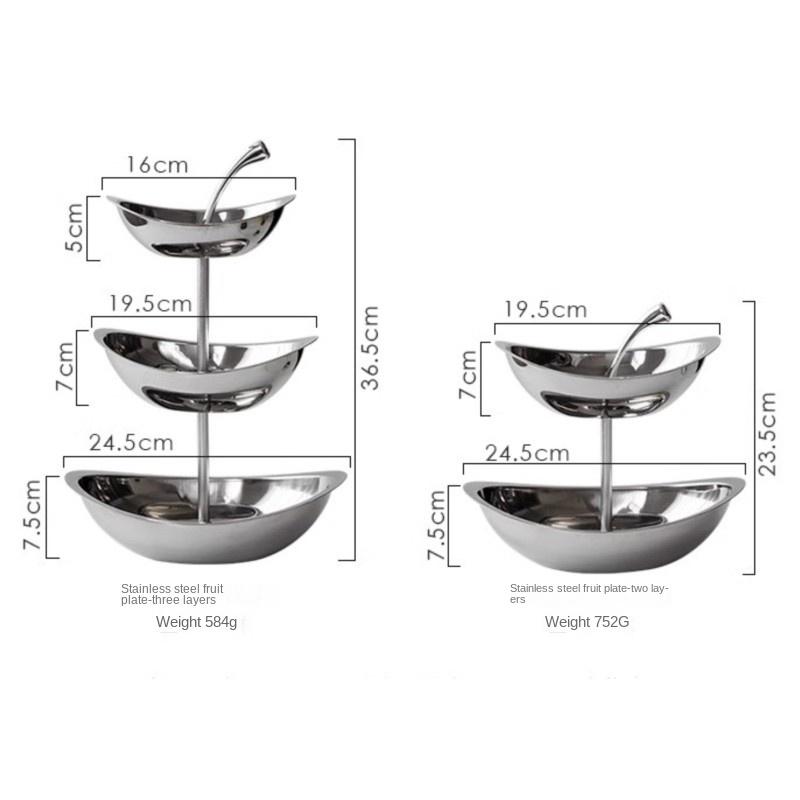 Фруктовая тарелка MOMO для дома, гостиной, журнального столика, украшения, конфетница, поднос для закусок, многослойная высококачественная фруктовая тарелка