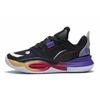 Li Ning All City 10 V1 Shock Absorption Anti-Slip Wear-Resistant Rebound Low-Top Basketball Shoes Kids Sneakers Black Purple YKBS060-7