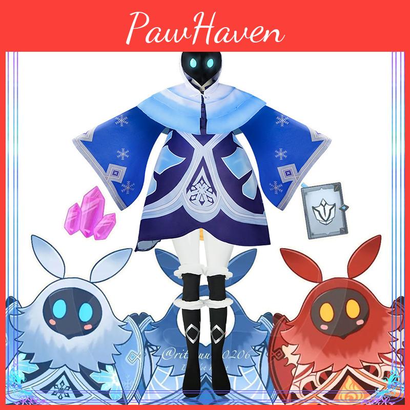 Потрясающий костюм косплея мага Бездны для фанатов Genshin Impact. Наряды для Хэллоуин-вечеринки