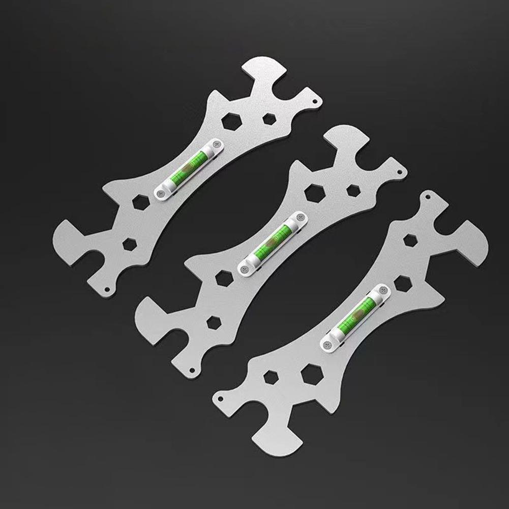 Инструмент для измерения расстояния Многофункциональный универсальный ключ из нержавеющей стали Портативный для установки смесителя для душа в ванной комнате