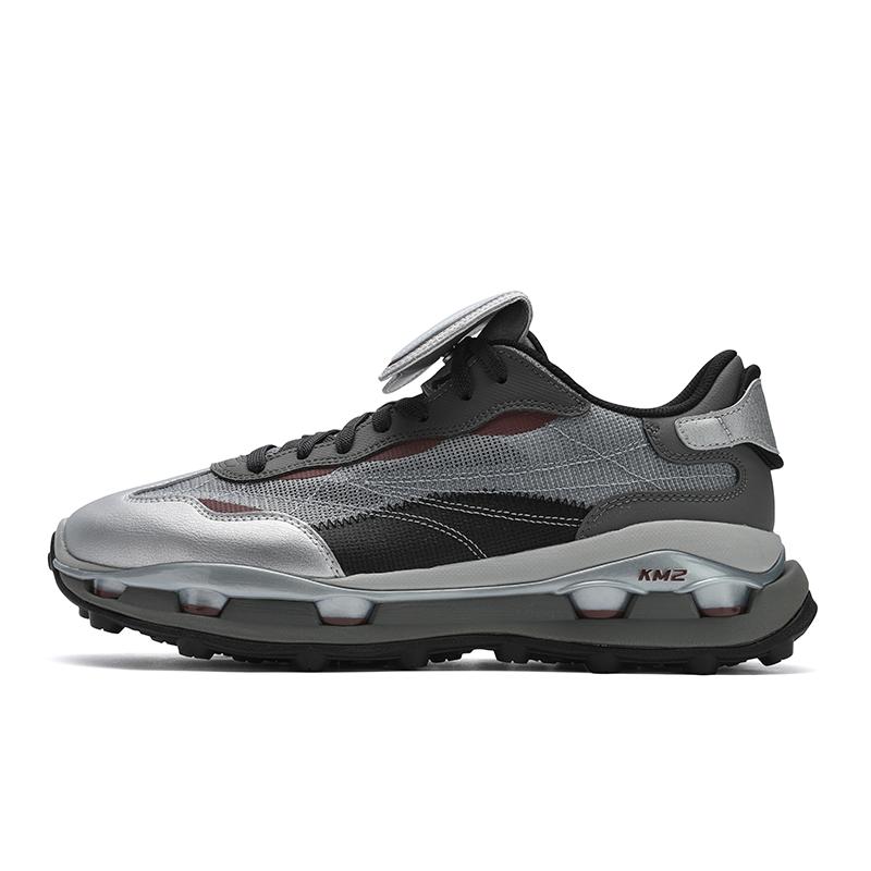 Fila KM2 Устойчивые к истиранию Покрытие Поддержка Баланс Легкие Низкие по высоте Треккинговые ботинки Мужские Средне-серый F12M533121FMG