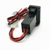 1 шт. Подходит для VW Transport T4 Автомобильное двойное USB-гнездо Зарядное устройство Синяя подсветка Двойной USB-порт Адаптер для зарядки питания