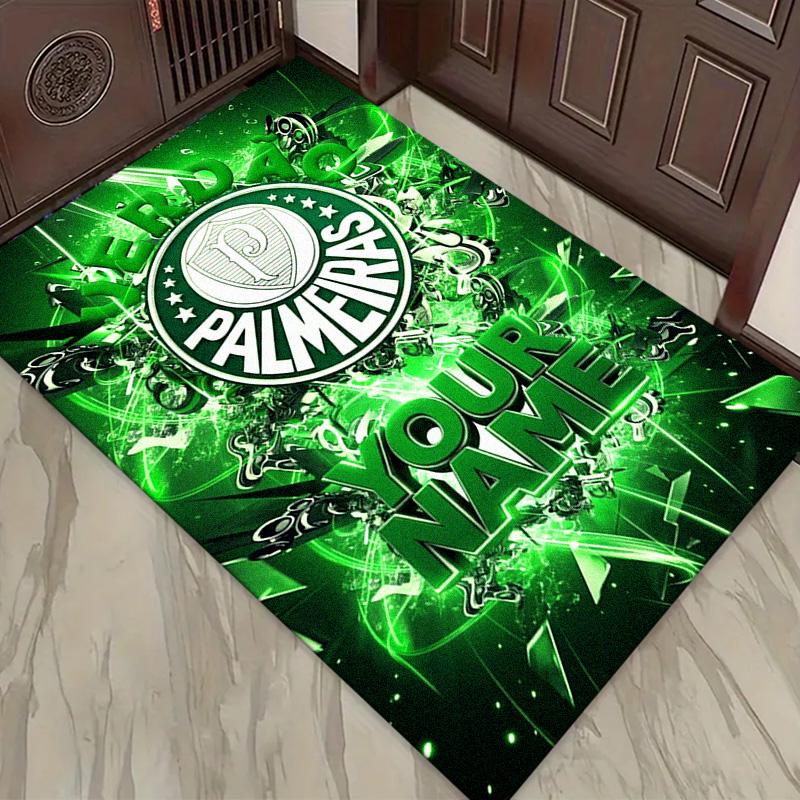 Name Custom SE Palmeiras logo Carpet Rug for Living Room Bedroom Home Sofa Decoration,Kids play Non-slip Floor Mat
