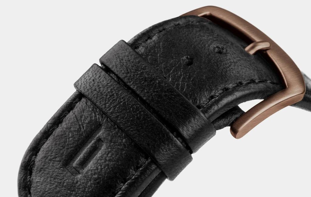 Lilianthal Berlin Made in Black Men's Watch, Date, Germany, H01-106-B004LB,