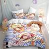 Мультяшный комплект постельного белья Shugo Chara из 3 предметов для детей, милый полиэстеровый мягкий дышащий пододеяльник, анимационный комплект постельного белья