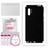 apgo Protective Skin Sticker for the Back+sides Compatible with Samsung Galaxy Note 10 Plus 5G, Full Wrap Film, Foil, Vinyl - Pattern Matte Black