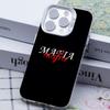 Чехол для iPhone 17 16 15 14 13 12 11 X XR XS Air Pro Max Plus в стиле Итальянской Мафии, Белый, Цветной, Серебристый