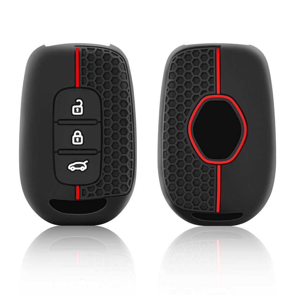 Силиконовый чехол для автомобильного ключа для Dacia Logan 2021 для Renault tWingo 3 duster captur logan laguna scene key cover remote shell