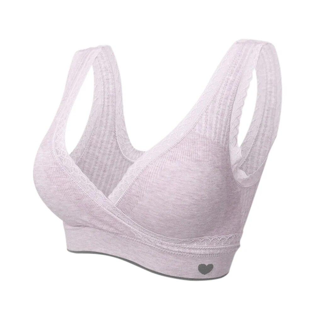 Женский бюстгальтер для кормления, хлопковый эластичный бюстгальтер для беременных