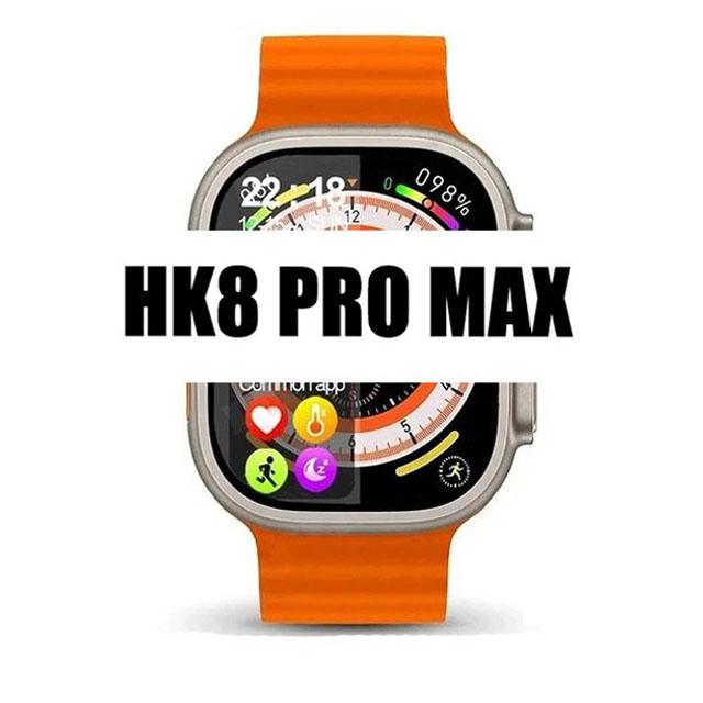 Оригинальные умные часы Hk8 Pro Max для мужчин, серия 8, 49 мм, 2,2 дюйма, экран RTAE с высокой частотой обновления, NFC-компас, игровые умные часы для Apple iPhone