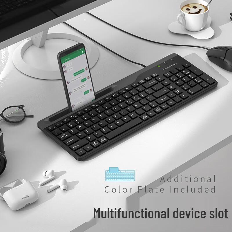 A4TECH FK25 Проводная Ультратонкая Офисная Клавиатура