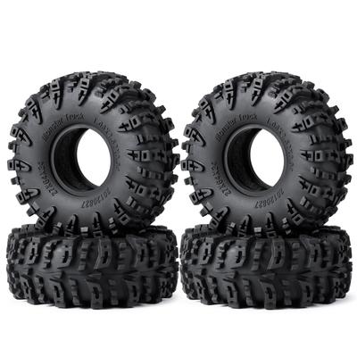 TRZX 1/18 Масштаб Traxxas TRX4-M RC Гусеничный Автомобиль Шины, 4 Штуки, 1.1" Шины, 64мм Резиновые Мягкие Колеса (#A)