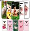 Pink Cute Pig  For LG V60 V50S V50 G8X G8S G8 G7 ThinQ 5G K61 K51S K41S K30 K20 Q60 Q9 Soft Phone Case