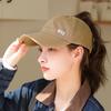 Can Tie High Ponytail Baseball Cap, Women's Spring and Autumn Duckbill Cap, Sun Protection, Empty Top Sun Hat