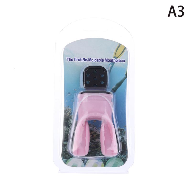 Silicone Snorkel Diving Mouthpiece Scuba Moldable Bite Mouthpiece Regulator Plastic Snorkel Mouthpiece