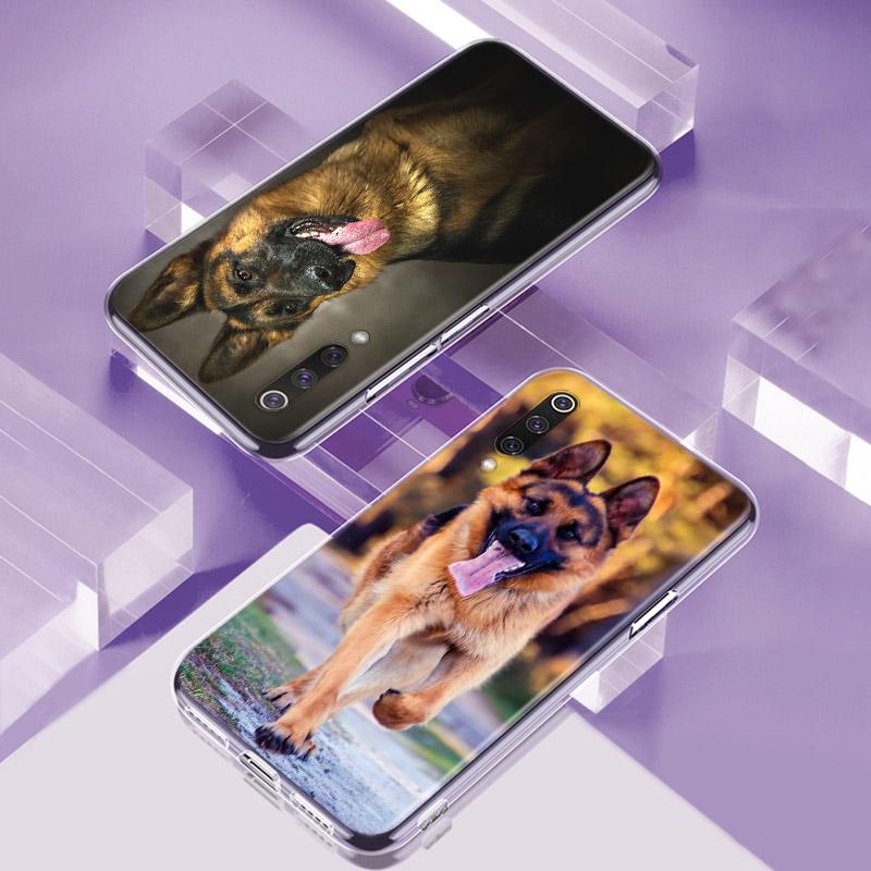 Мягкий силиконовый чехол из ТПУ с немецкими овчарками для Xiaomi Mi Note 11 10T 10 9 9T SE 8 Lite Pro Ultra 5G, чехол для телефона