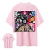 Anime T Shirt Unisex Women Demon Slayer Hashira Cotton Short Sleeve Oversized Streetwear 2026 Summer Casual Tops Unisexga Graphic Tee