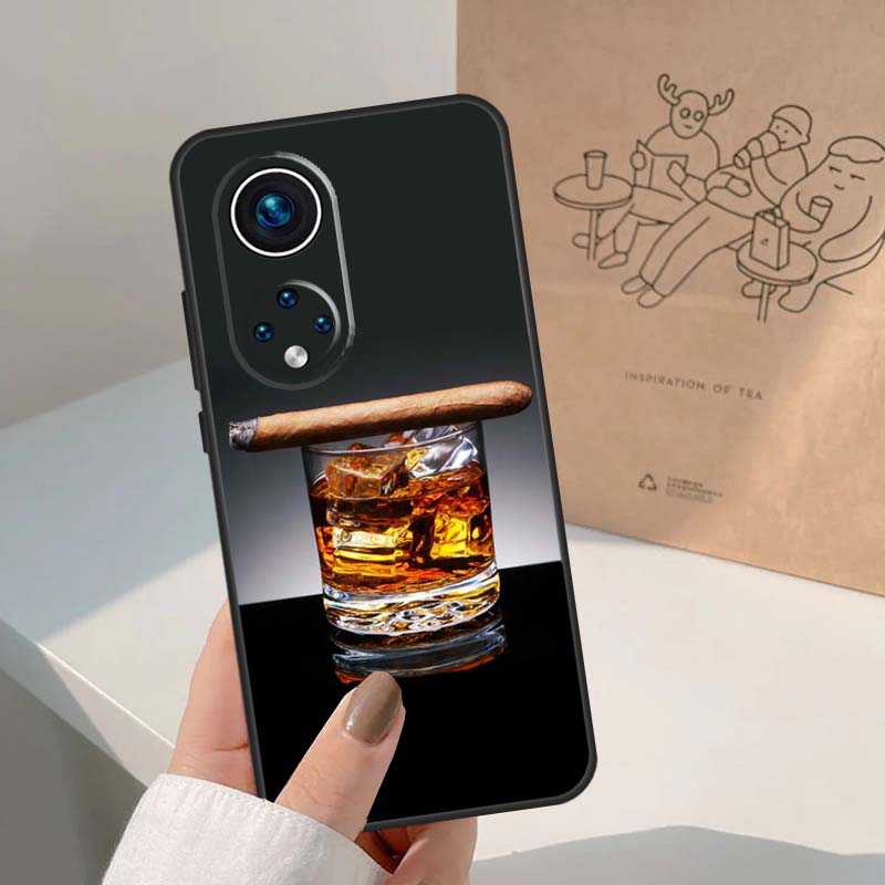 Чехол для Honor Magic 7 Lite 5 6 8 Pro, Чехол для Honor 400 200 90 70 50 X8c X8b X9a X9b X9c X9d Win, Сигарный Виски Ледяной Напиток