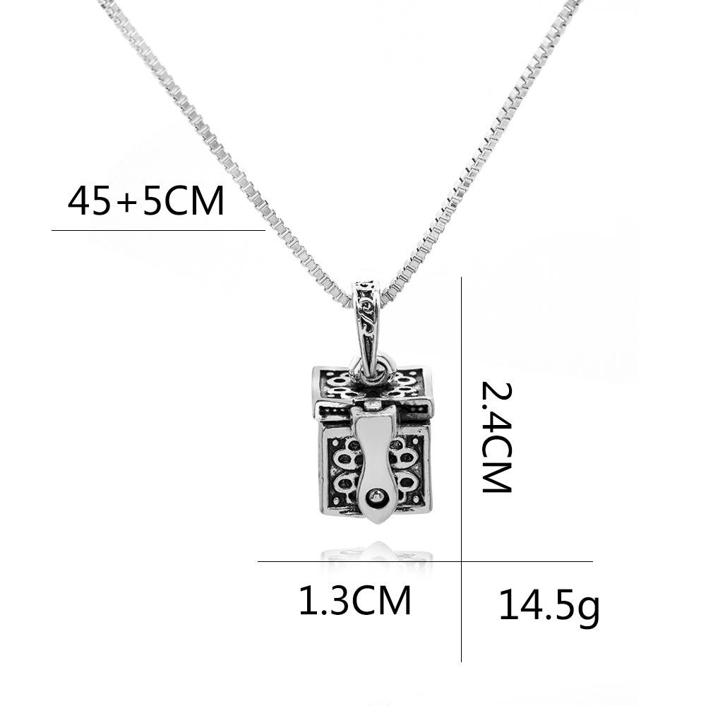 Ожерелье с подвеской в виде урны с животными в стиле ретро в Европе и Америке – Magic Box Design