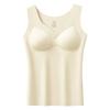 Women's Thermal Tank Top Tummy Control Sleeveless Camisole Top Seamless Padded Shapewear Winter Warm Undershirt Base Layer