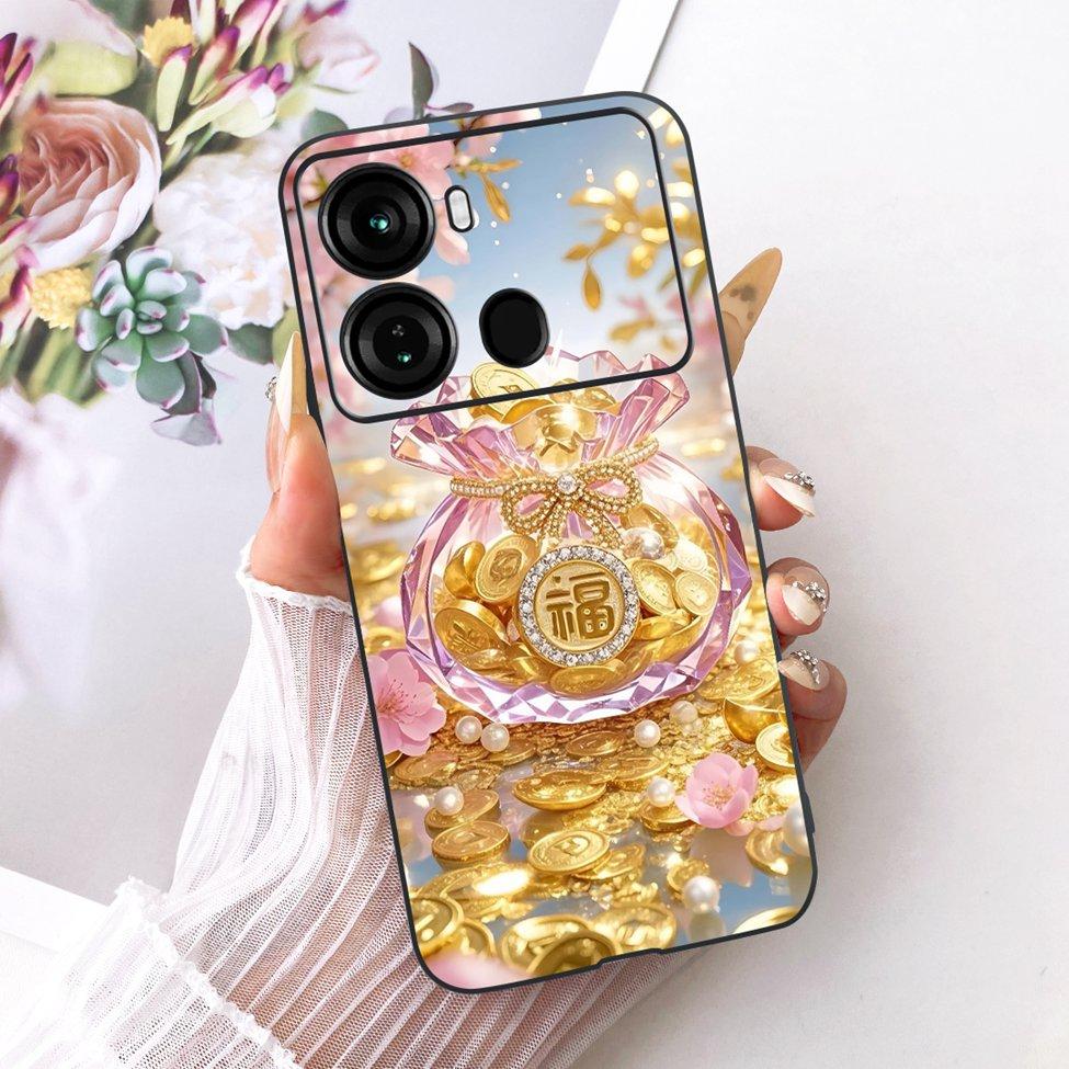 Чехол для ITEL P40 Чехол P662L Силиконовый Милый Кот Модный Забавный Расписной Funda Для P40 ITEL P 40 Корпус Телефона