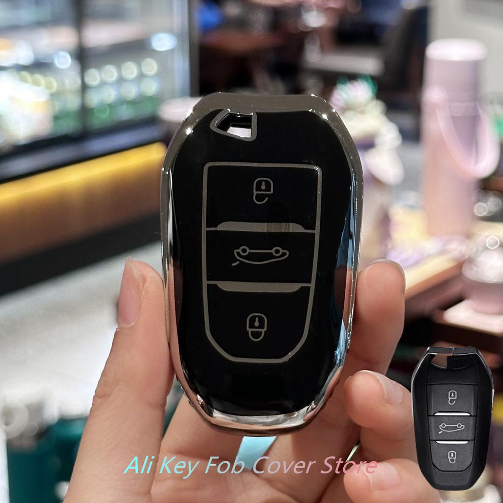 Чехол для брелока для Peugeot 2008 3008 4008 5008 308 408 508 Citroen C1 C2 C4 C6 C3-XR Picasso Grand DS3 DS5 Автомобильный брелок