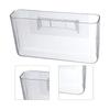 Plastic Wall Remote Holder Transparent Wall Mounted Organizer Wall Phone Holder  Bedroom