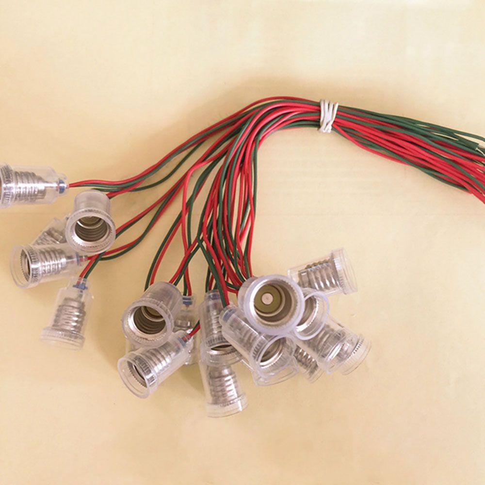pcs for Small Bulb with 20cm Wire E10 Lamp Holder E10 Lamp Base Light Adapter Lighting Accessories