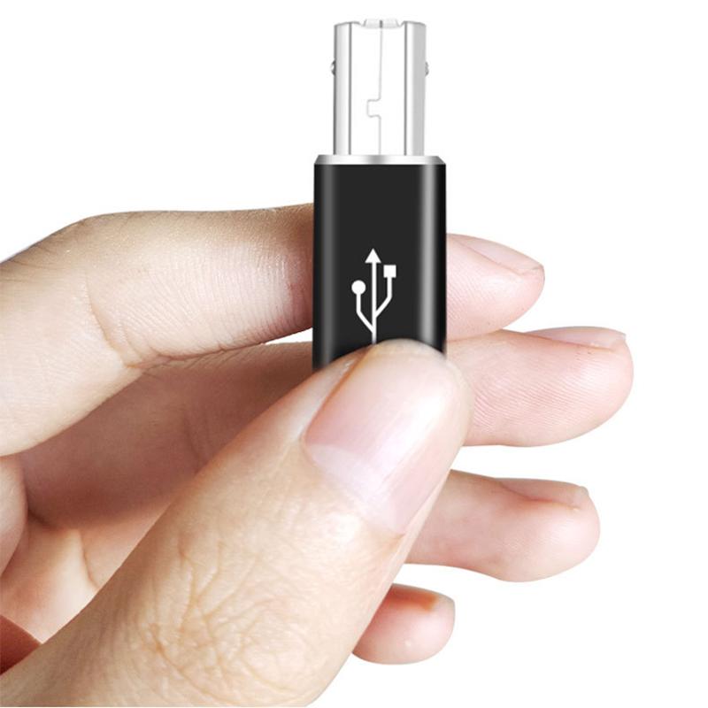 USB C to USB B 1.1 for MIDI Controller Data Transfer Male to Female Type C to B Adapter for HP/Epson/Canon Printer Scanner