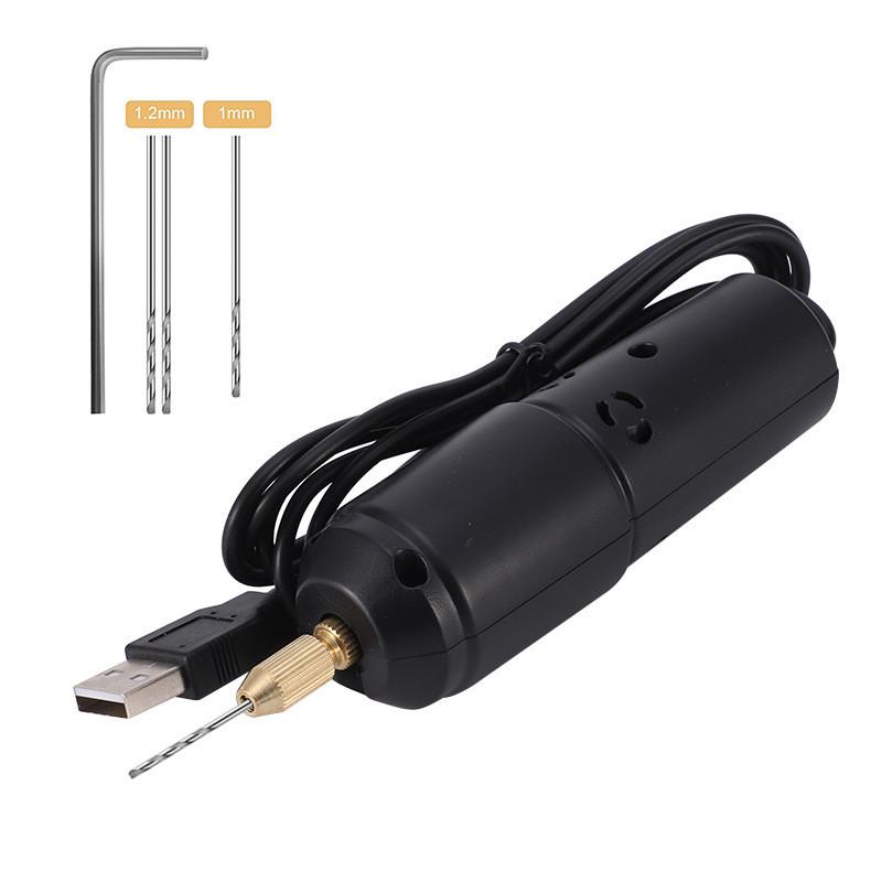 Acrylic Crystal Drip Glue Pearl Drilling Drill Mini Electric Mini Hand Drill 5V2A Low Power USB Small Electric Drill