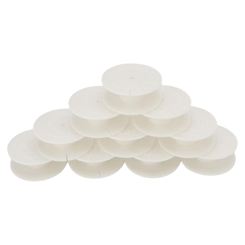 10PCS Empty Cord Spools Audible Winding Reel Coil Storage Organizer for Speaker Cables Inductor Coils 80mm Diameter