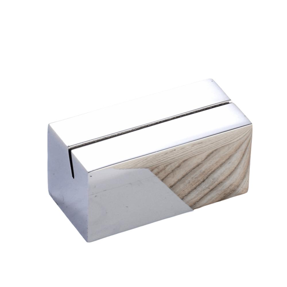 Geometric Shape Photo Picture Holder Clip Solid Menu Sign Holder  Wedding Party