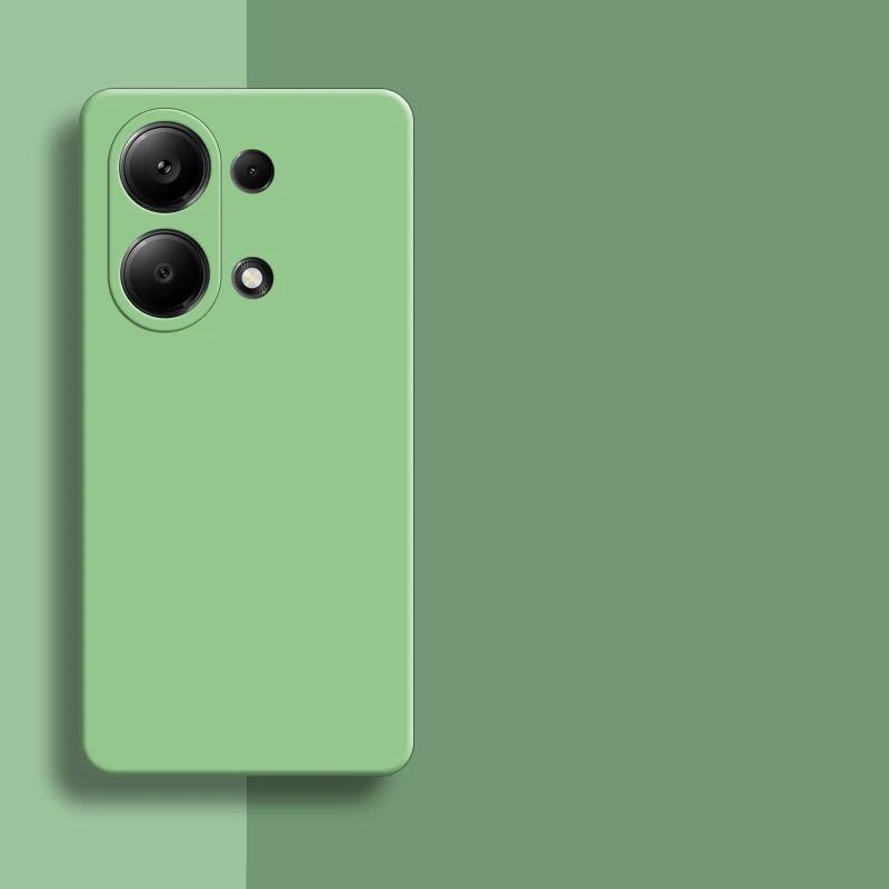 Противоударный чехол для телефона из жидкой силиконовой резины для Xiaomi Redmi Note 13 12 Pro 13ProPlus 12S K70E 13C Poco X6 Pro 5G 4G, мягкий чехол