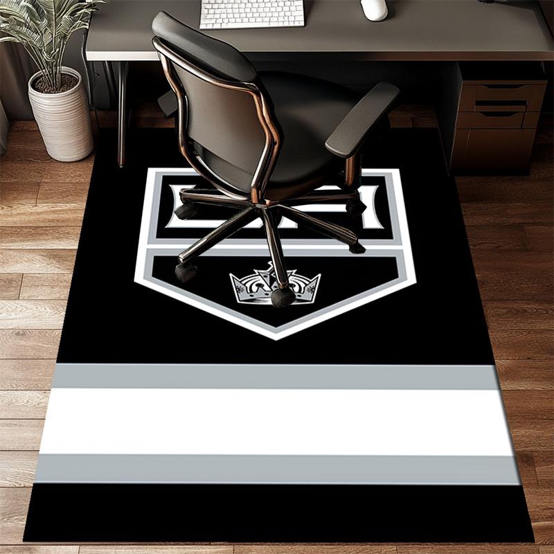 Angeles king Crest Floor Mat for Living Room, Game Rooms, Office, Bedroom, Office Floor Mat Playful Design, Christmas fan gifts