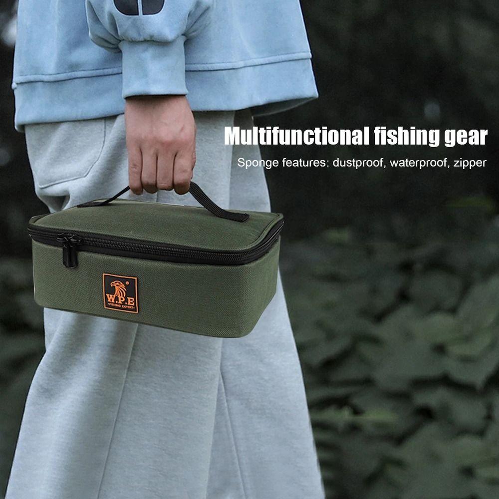 Lures Hook Box Storage Case Fishing Reel Fishing Reel Storage Bag Handbag Fishing Bag Carrying Case