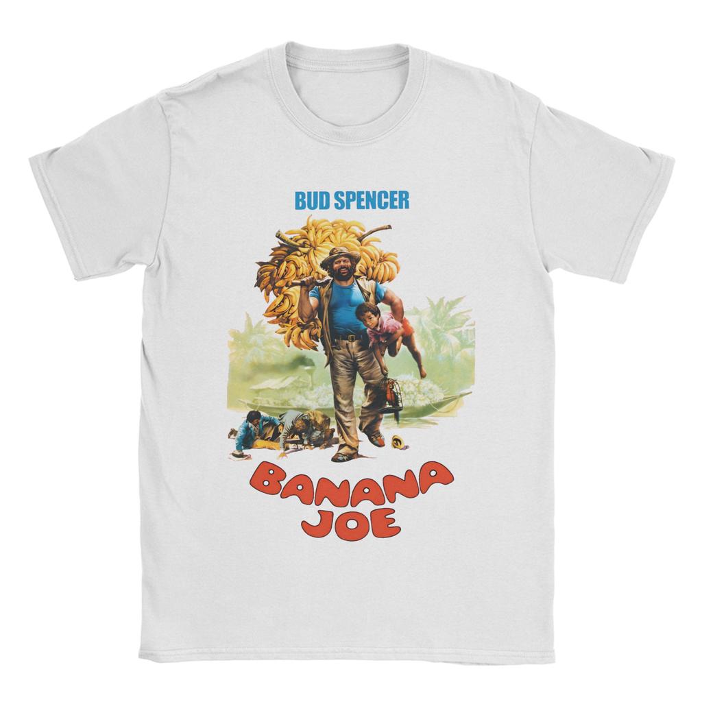 Spencer Bud film movie legend Pure Cotton T Shirt For Unisex Beach  Streetwear T Shirts Round Neck Harajuku Tee Shirt Clothing