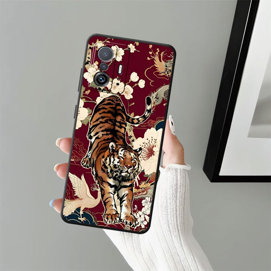 Чехол для Xiaomi Mi 11T 12T Pro 14 15 Pro 13 Lite 10T 11 12X 12 Funda Чехол для телефона Крутой Тигр Леопард